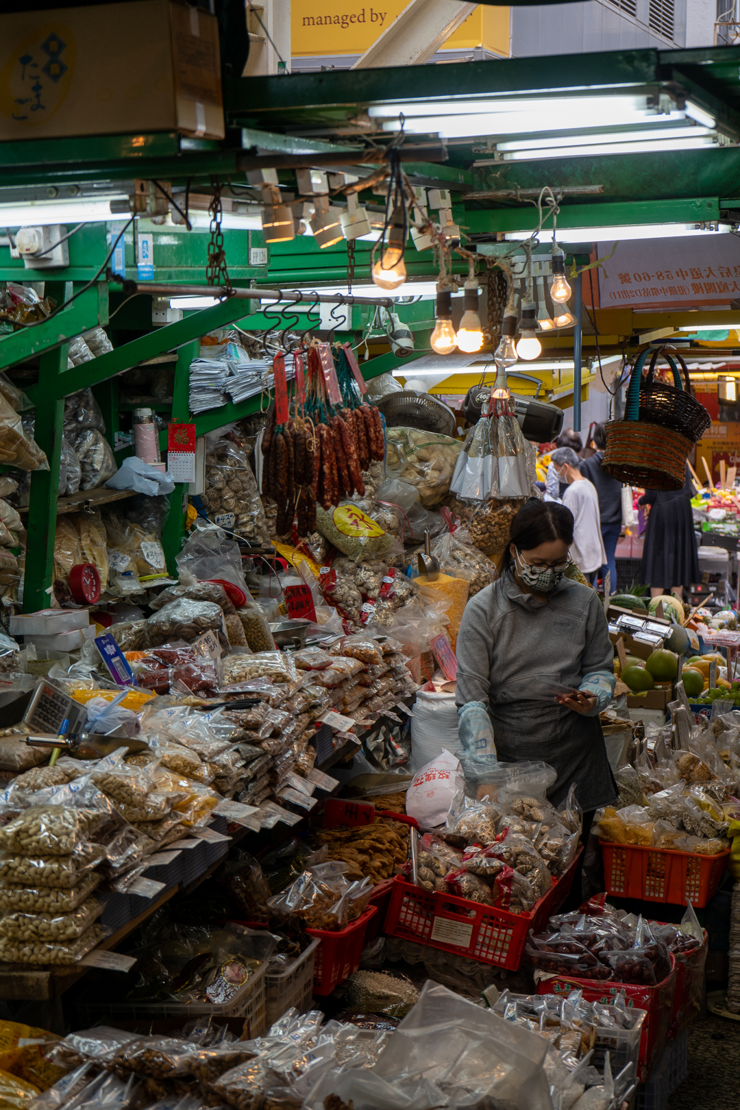 Fresh Straw Mushrooms, At the Graham Street Market in Hong …